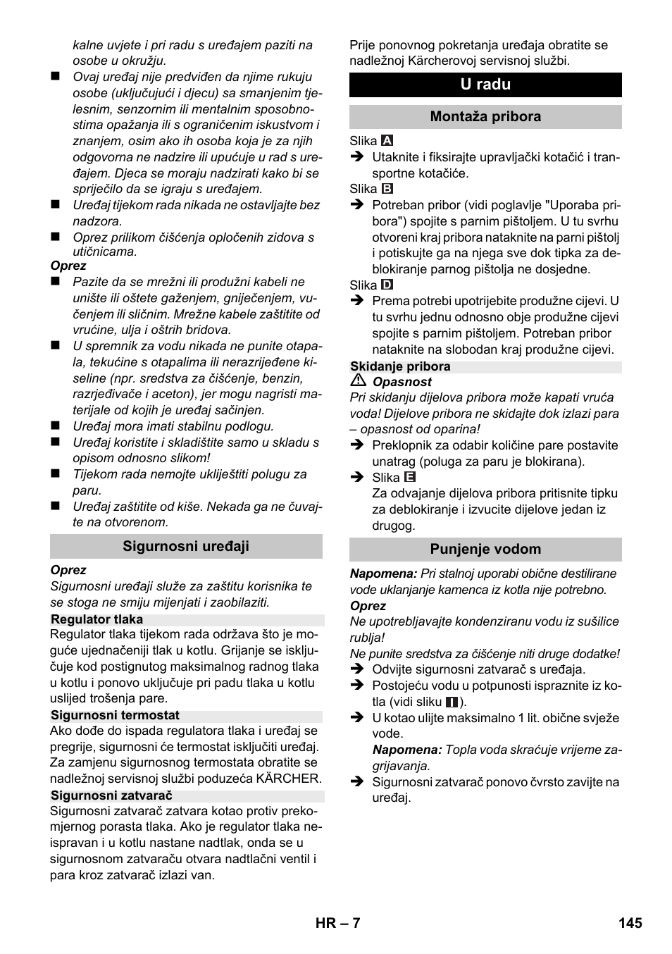 Karcher SC 1-020 User Manual | Page 145 / 210