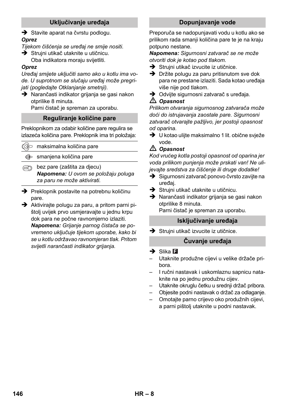 Karcher SC 1-020 User Manual | Page 146 / 210