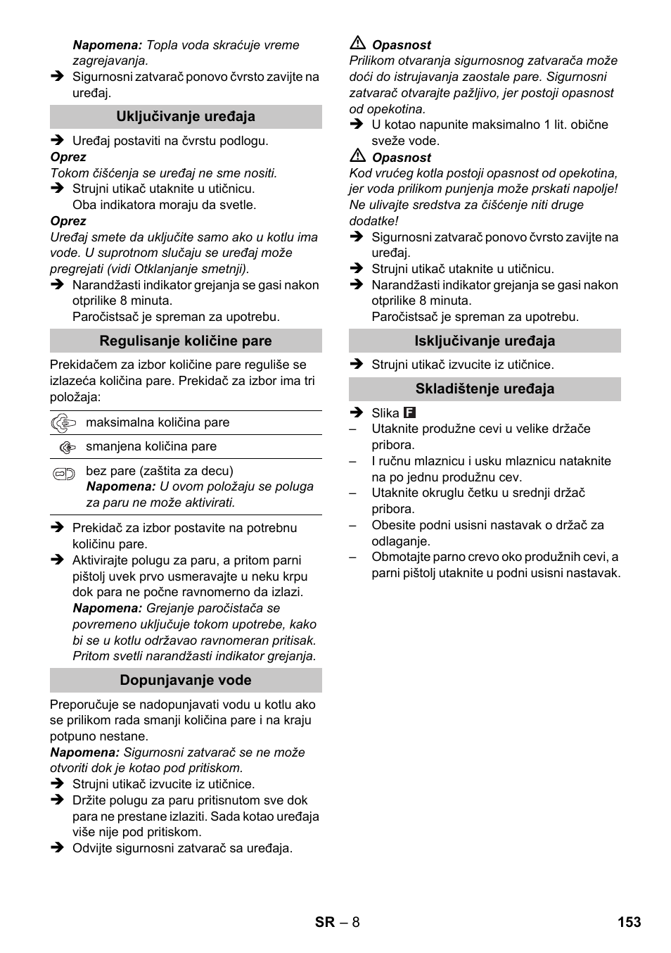 Karcher SC 1-020 User Manual | Page 153 / 210