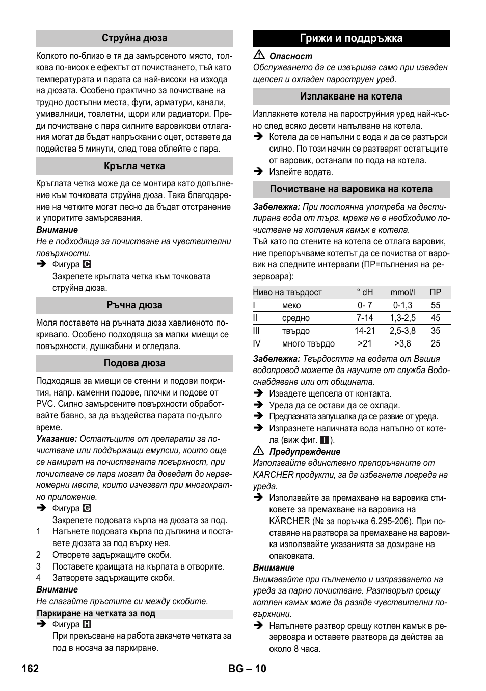 Karcher SC 1-020 User Manual | Page 162 / 210