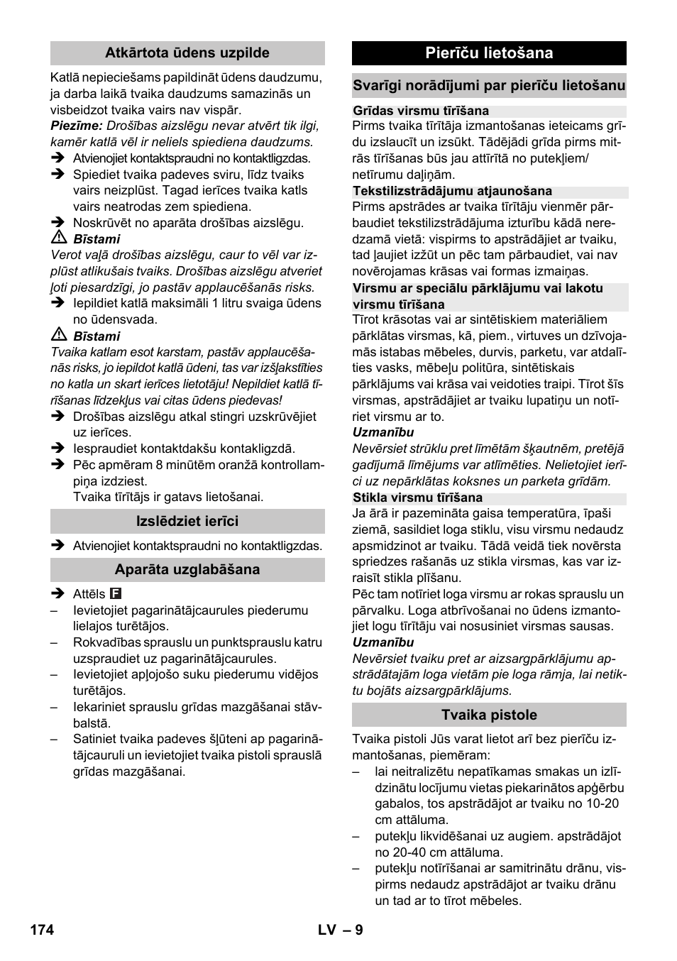 Karcher SC 1-020 User Manual | Page 174 / 210