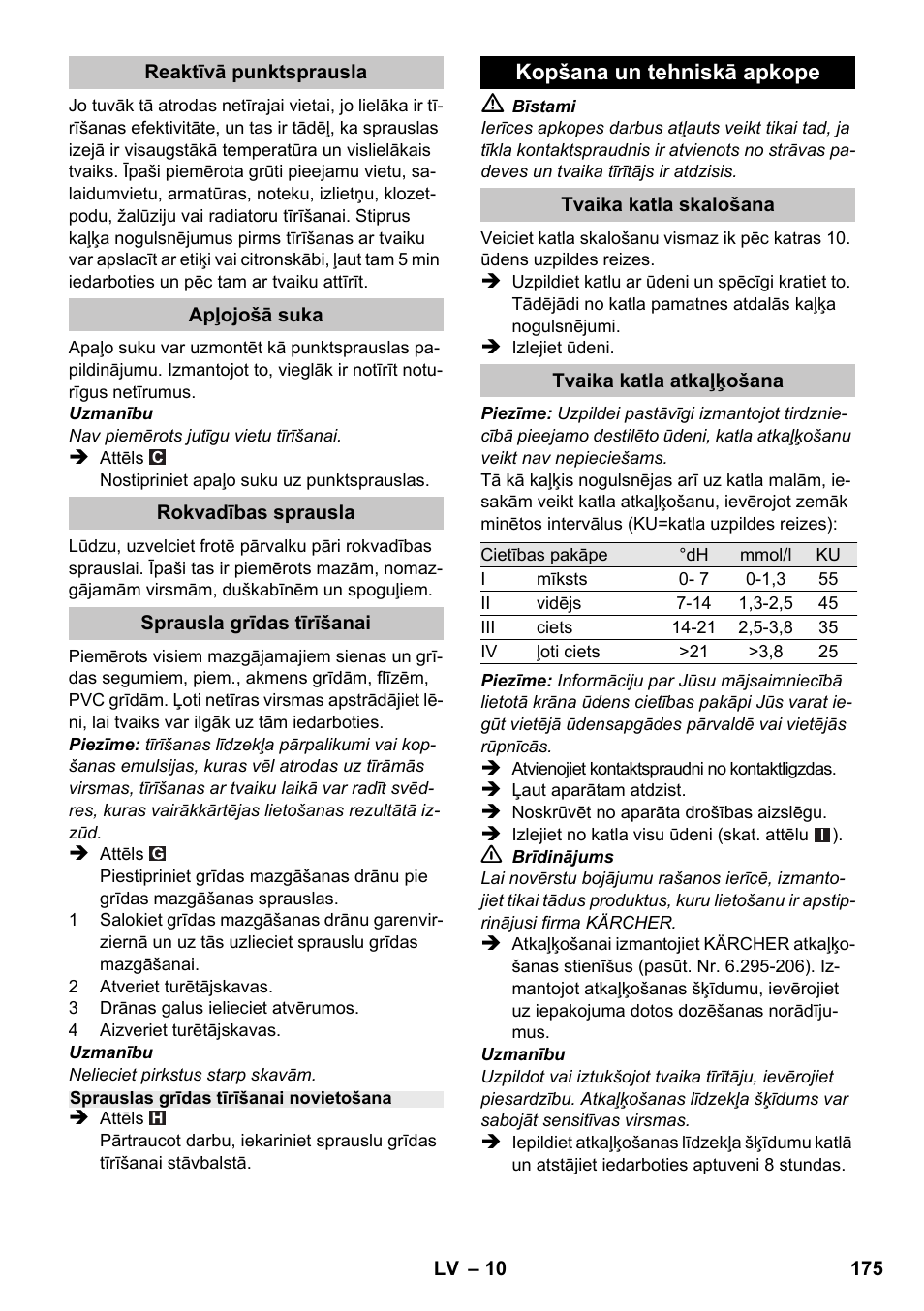 Karcher SC 1-020 User Manual | Page 175 / 210