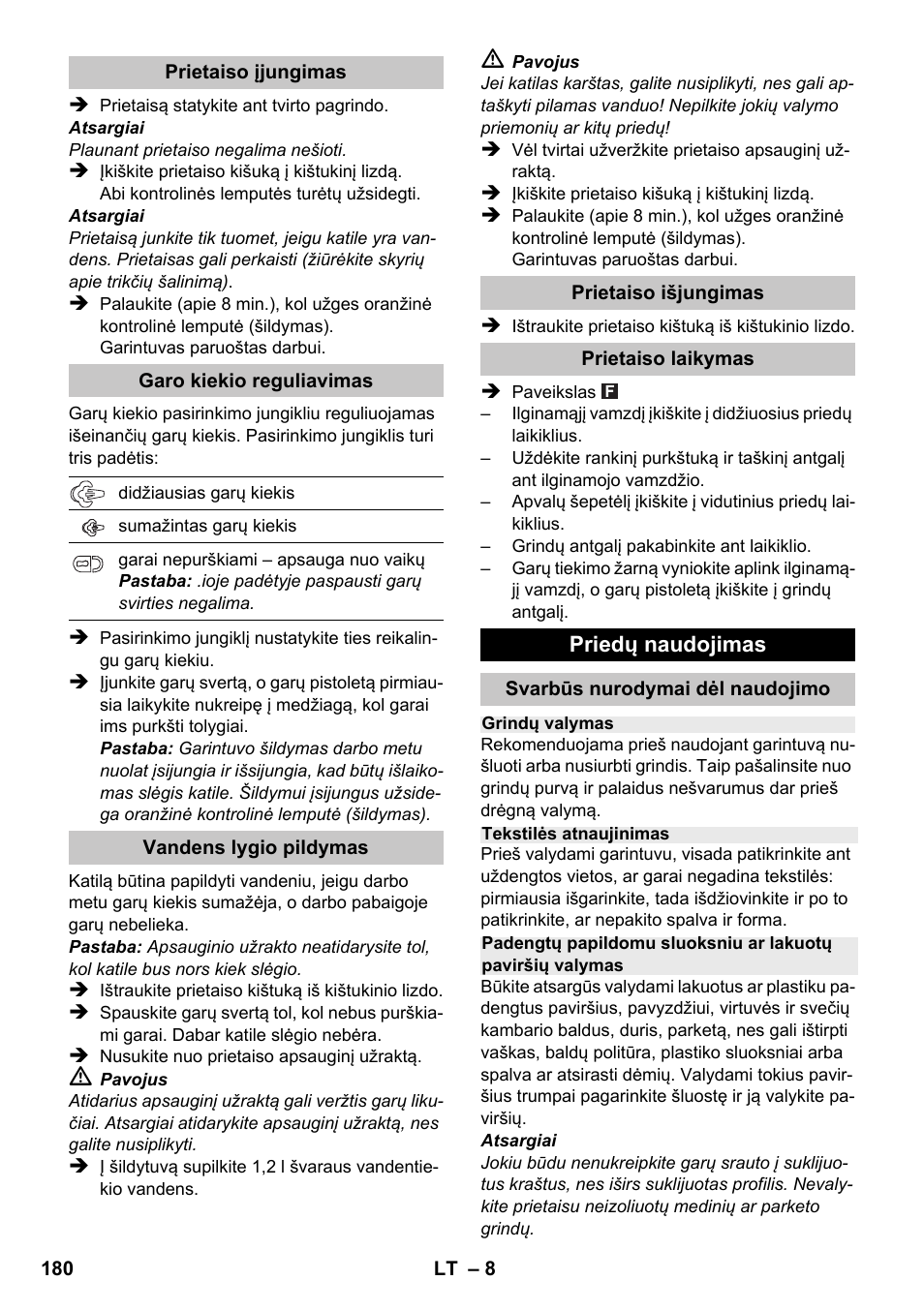 Karcher SC 1-020 User Manual | Page 180 / 210