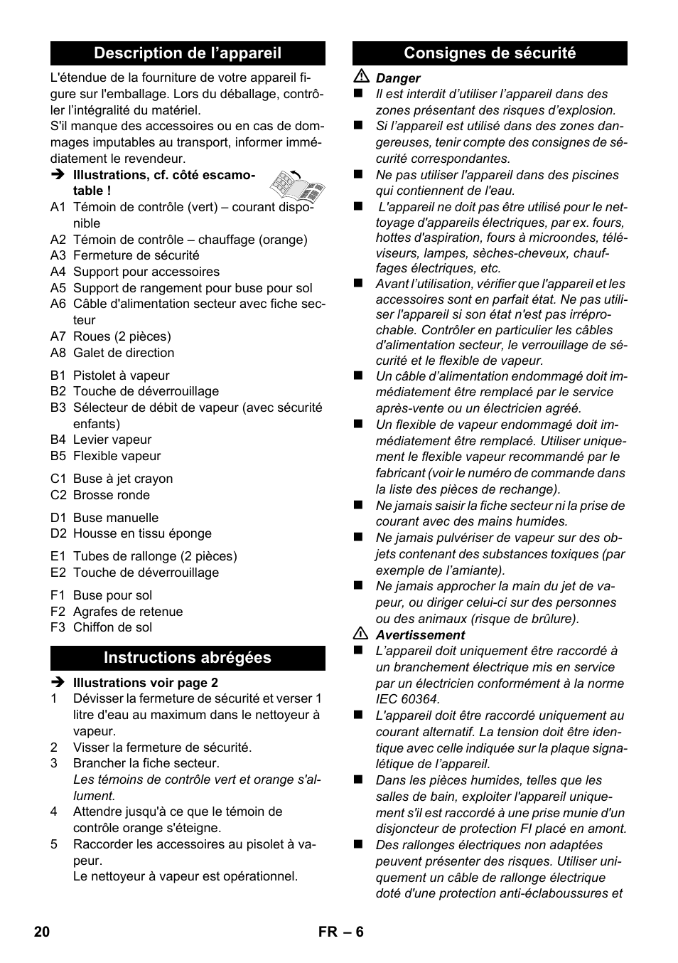 Karcher SC 1-020 User Manual | Page 20 / 210