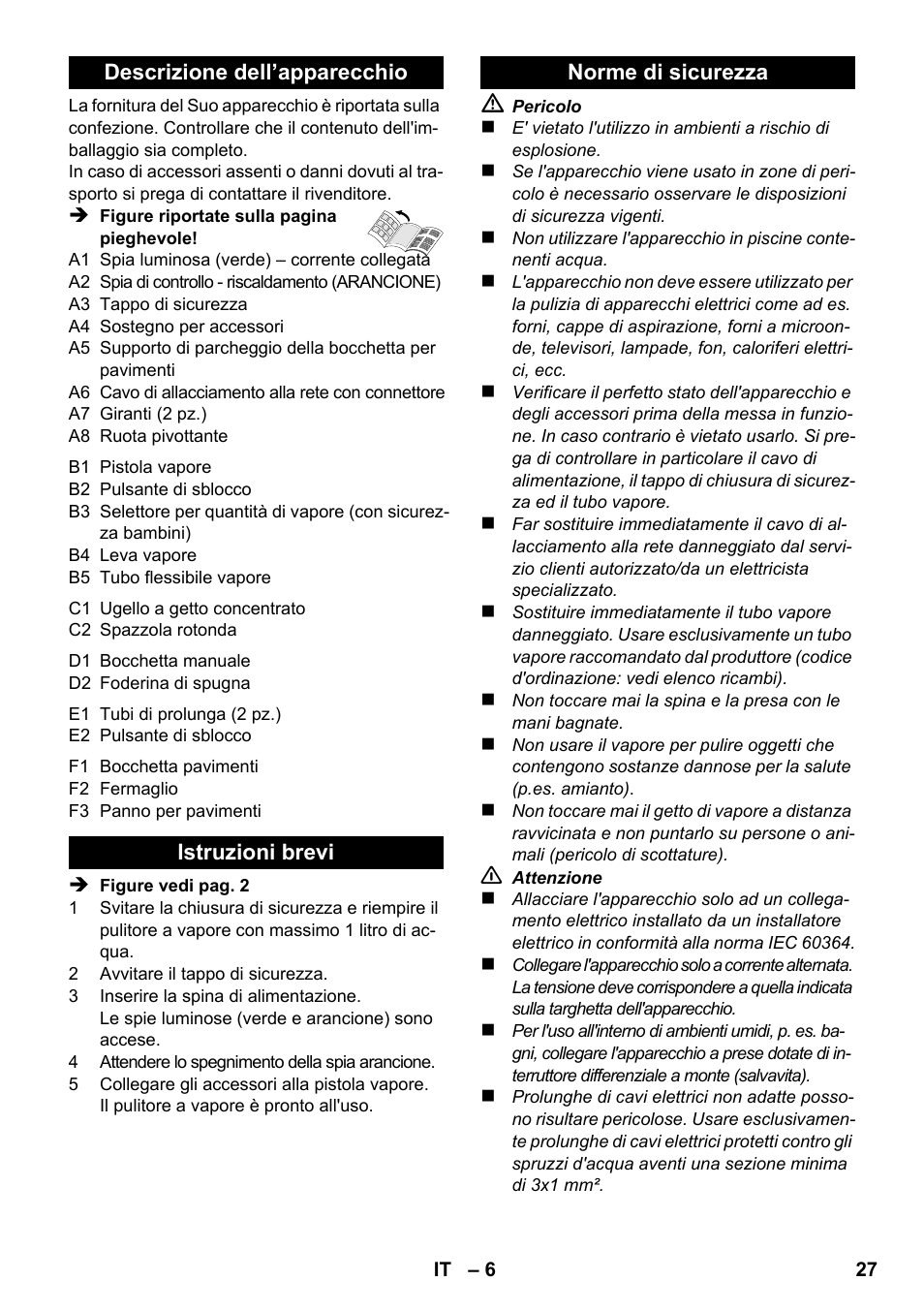 Karcher SC 1-020 User Manual | Page 27 / 210