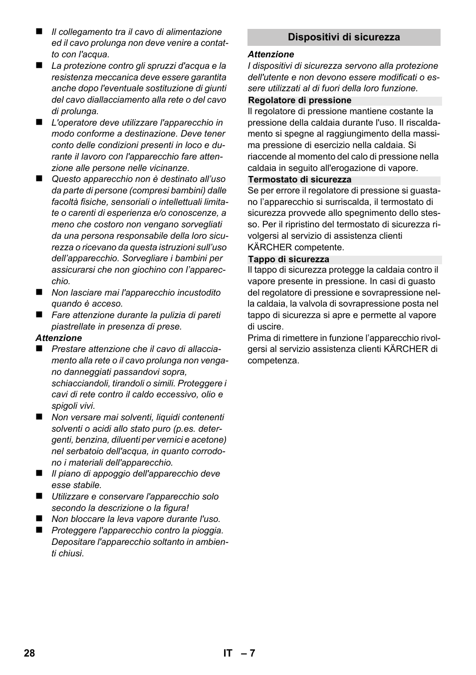 Karcher SC 1-020 User Manual | Page 28 / 210