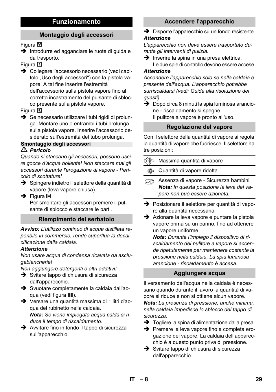 Karcher SC 1-020 User Manual | Page 29 / 210