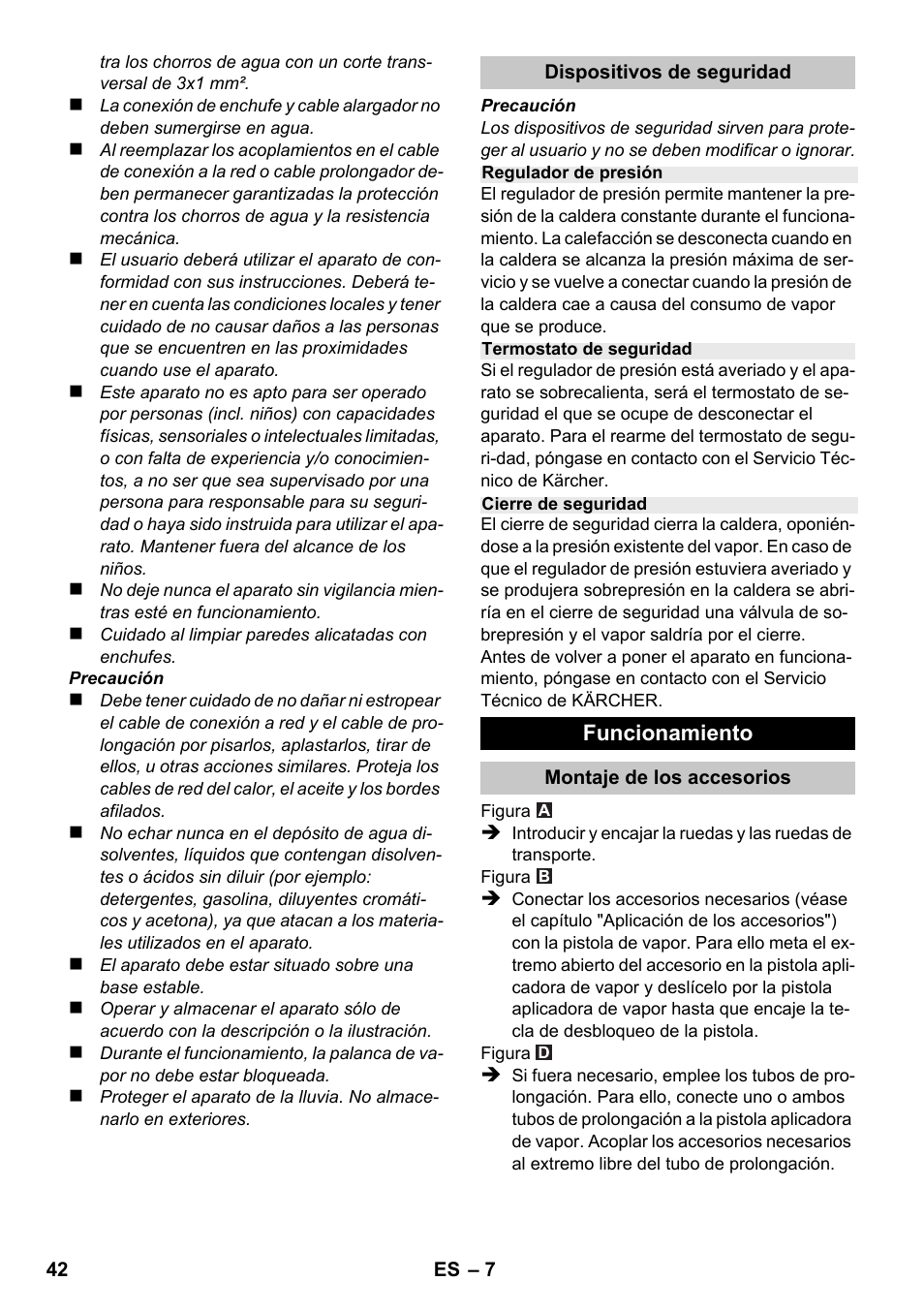 Karcher SC 1-020 User Manual | Page 42 / 210