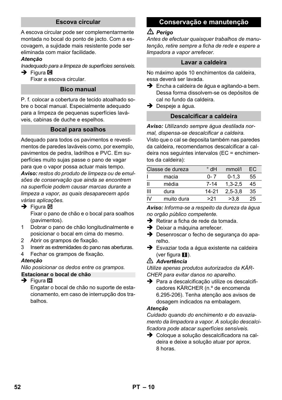 Karcher SC 1-020 User Manual | Page 52 / 210