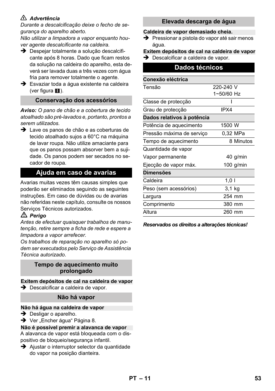 Karcher SC 1-020 User Manual | Page 53 / 210