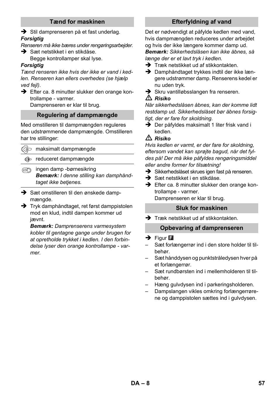 Karcher SC 1-020 User Manual | Page 57 / 210