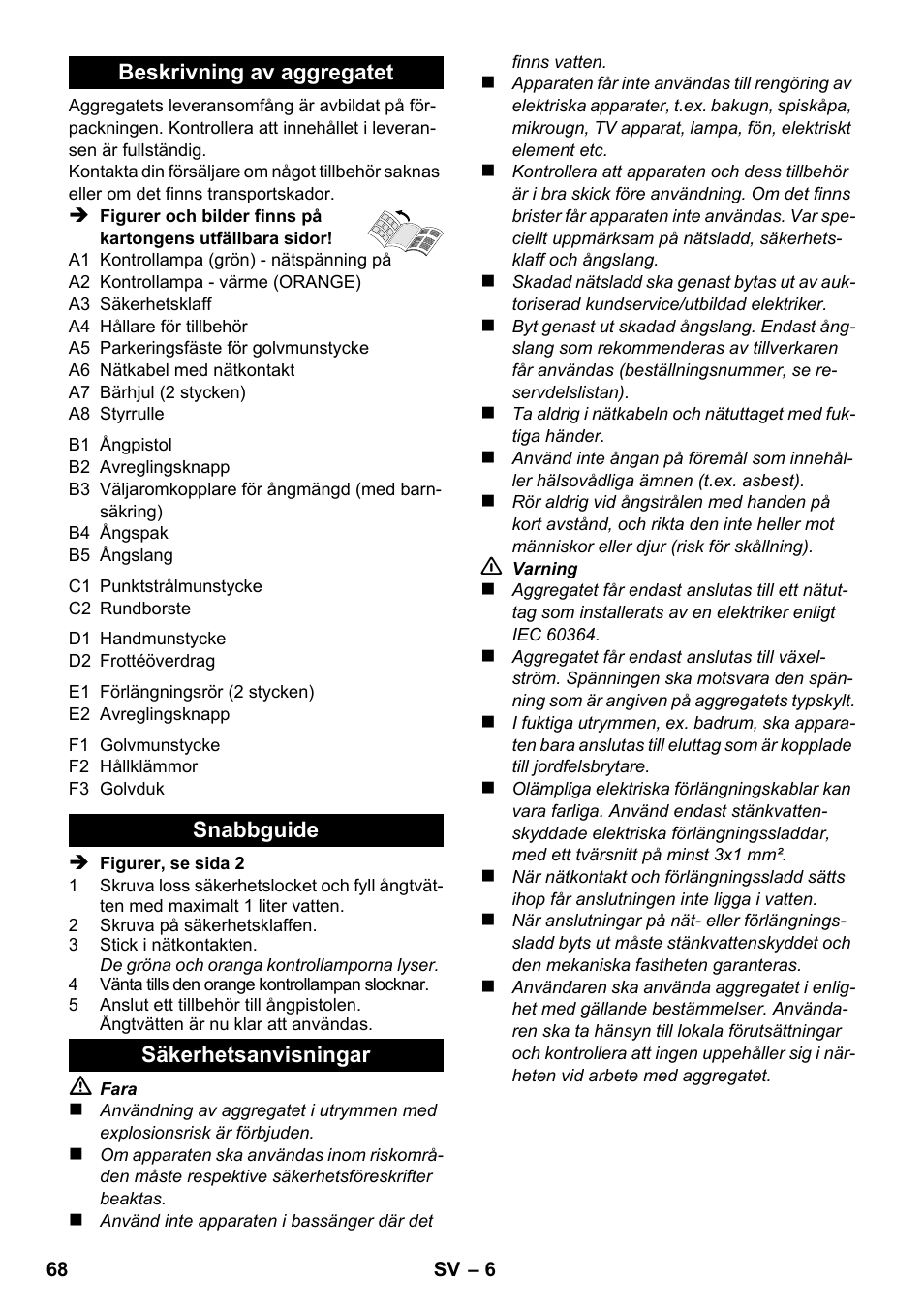 Karcher SC 1-020 User Manual | Page 68 / 210