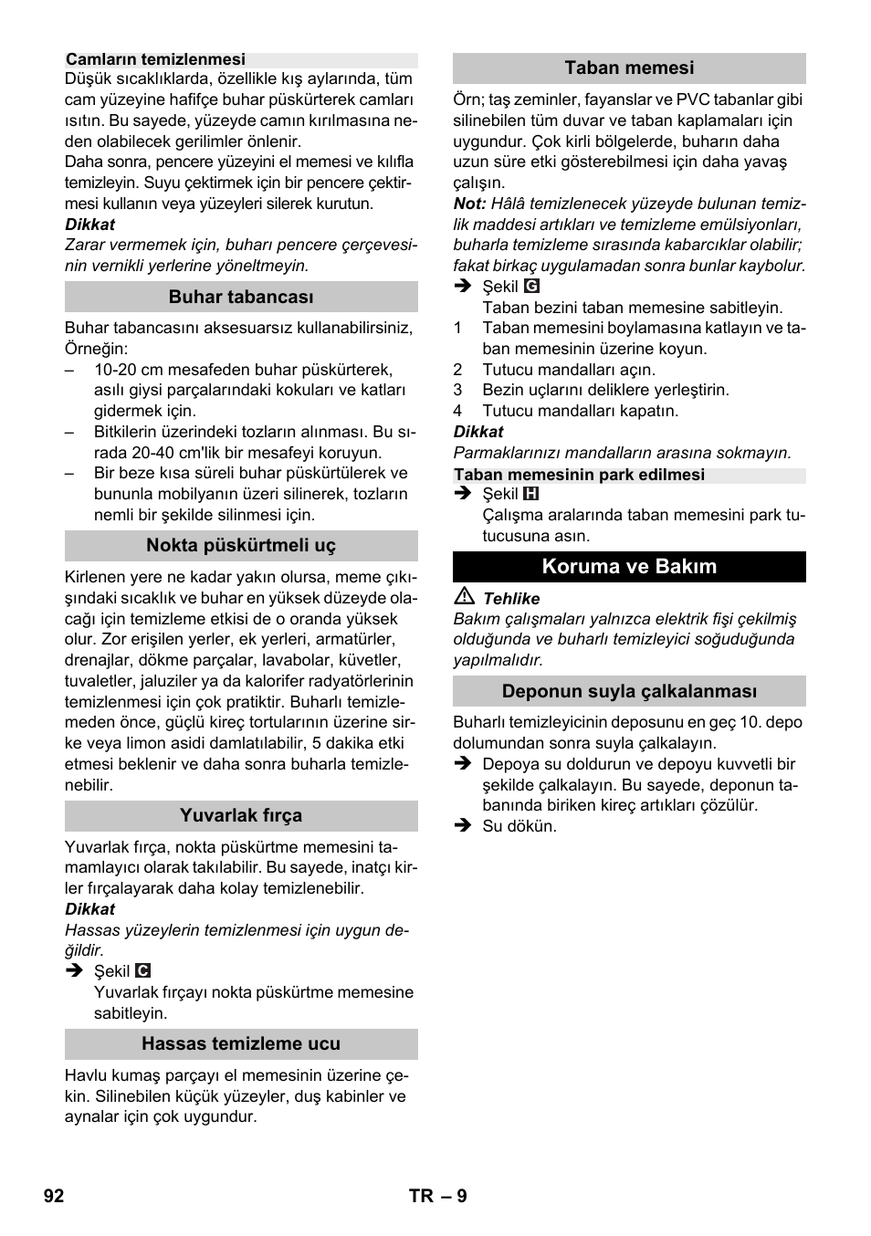 Karcher SC 1-020 User Manual | Page 92 / 210