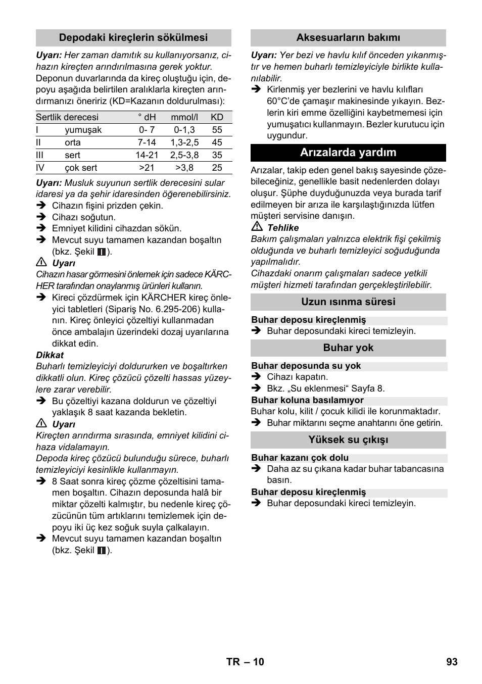 Karcher SC 1-020 User Manual | Page 93 / 210