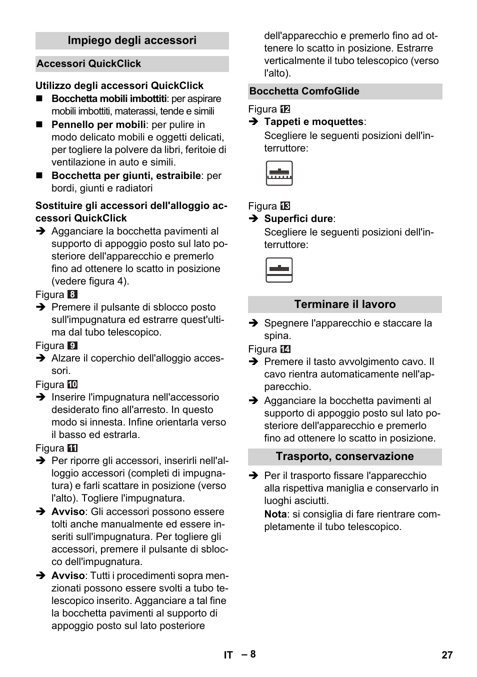 Karcher VC 6300 User Manual | Page 27 / 188