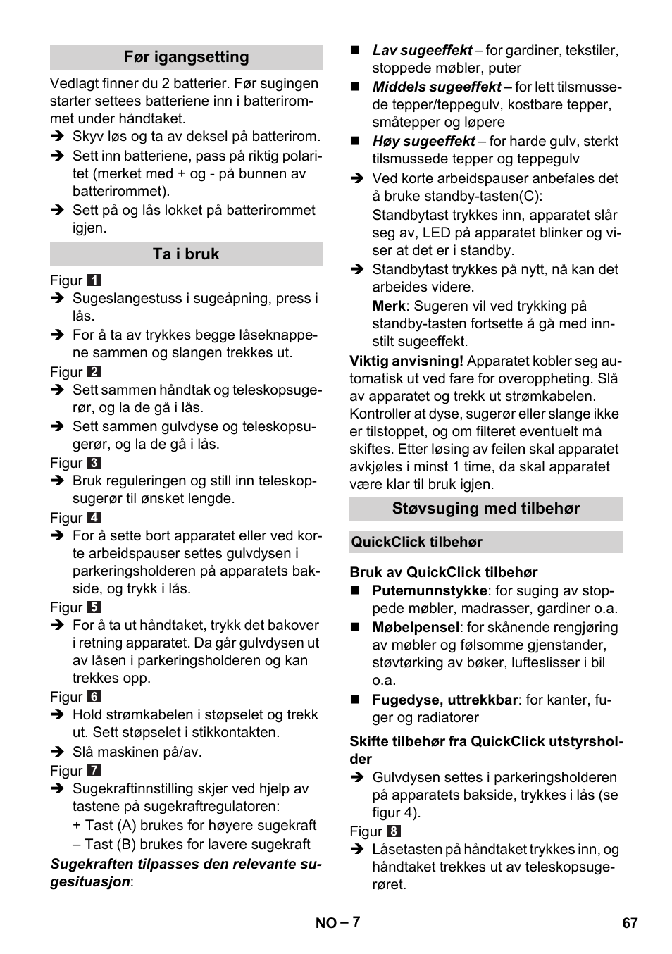 Karcher VC 6300 User Manual | Page 67 / 188