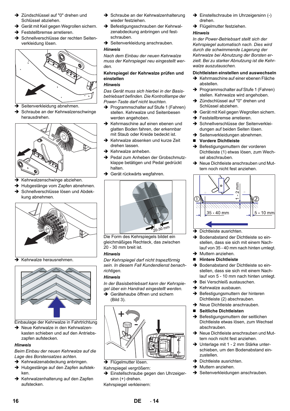 Karcher KM 120-150 R D User Manual | Page 16 / 300