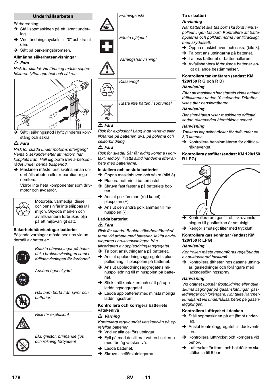 Karcher KM 120-150 R D User Manual | Page 178 / 300