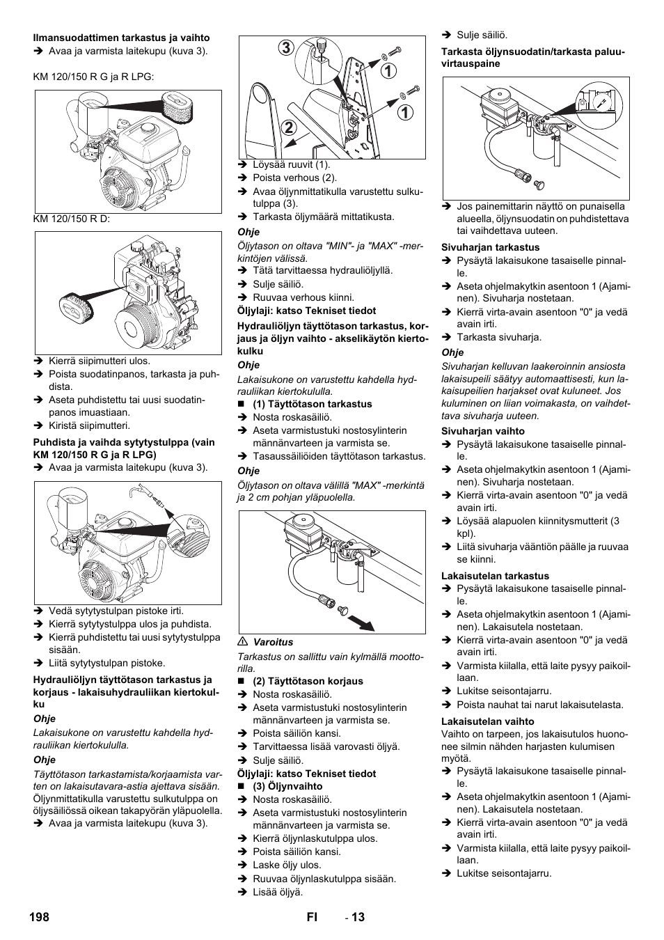 Karcher KM 120-150 R D User Manual | Page 198 / 300