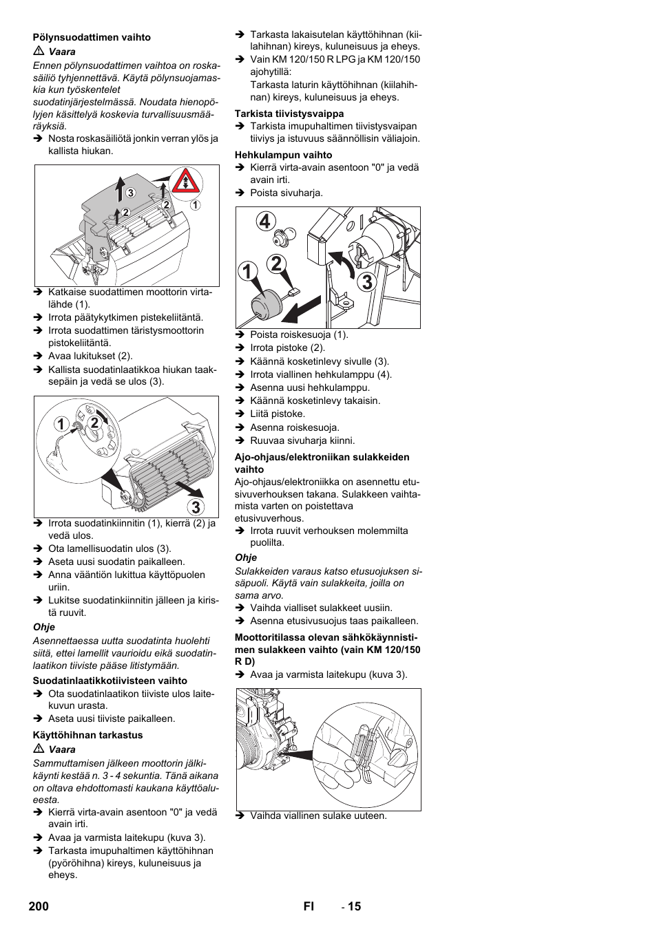 Karcher KM 120-150 R D User Manual | Page 200 / 300