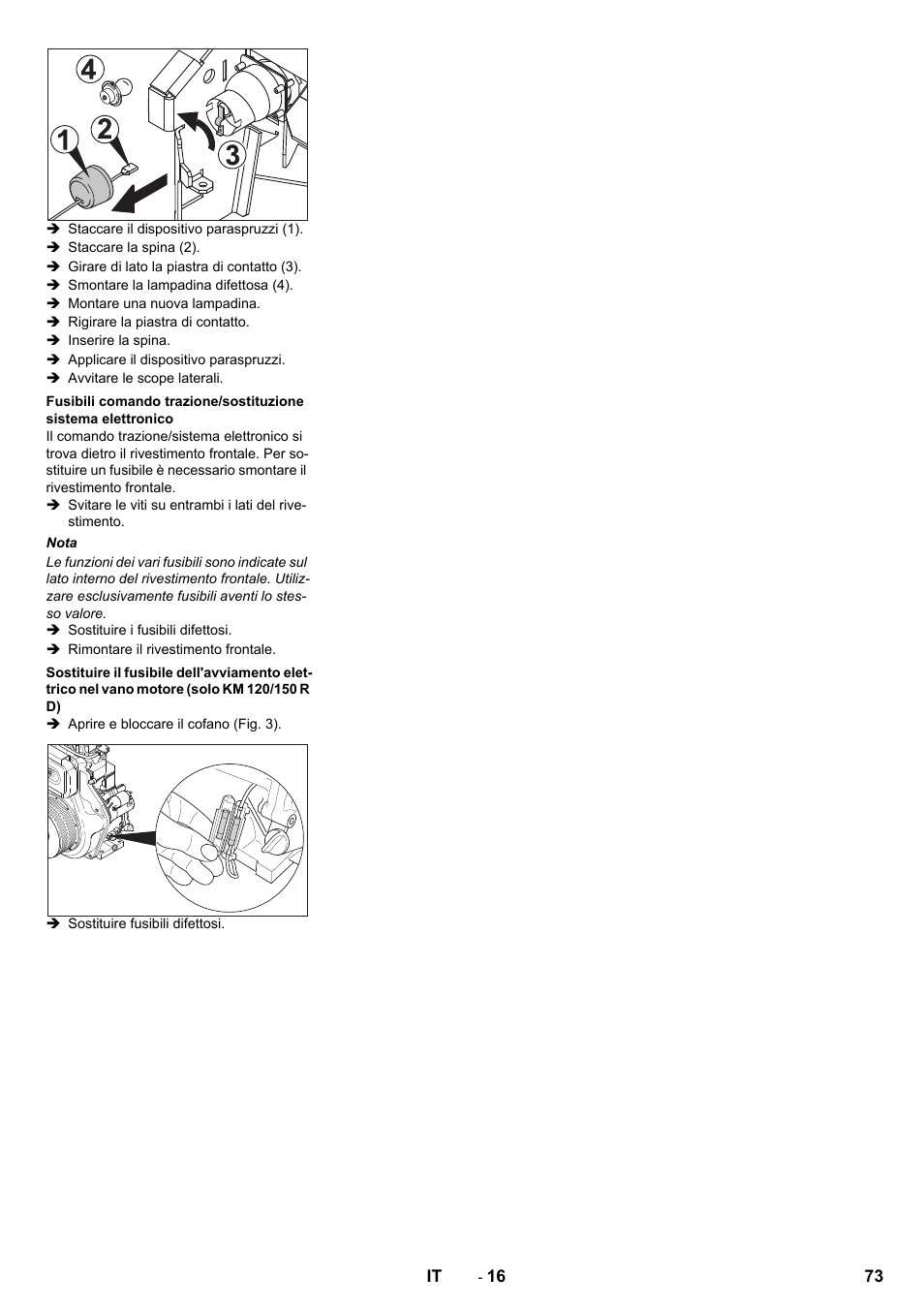 Karcher KM 120-150 R D User Manual | Page 73 / 300