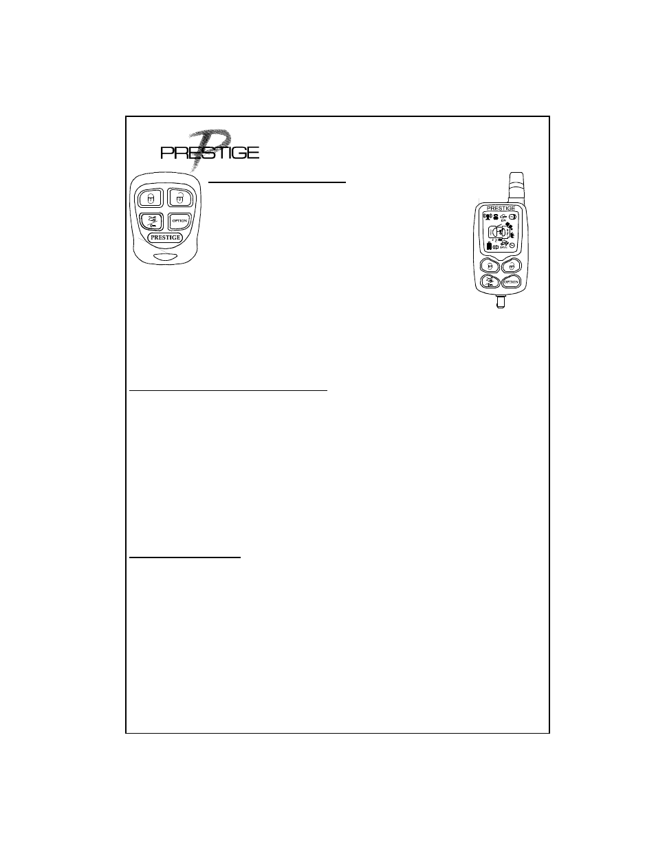 Audiovox Prestige 128-7852A User Manual | 10 pages