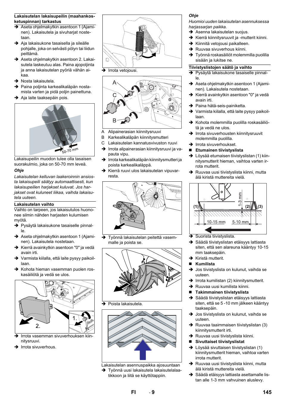 Karcher KM 90-60 R Bp Pack Advanced User Manual | Page 145 / 376