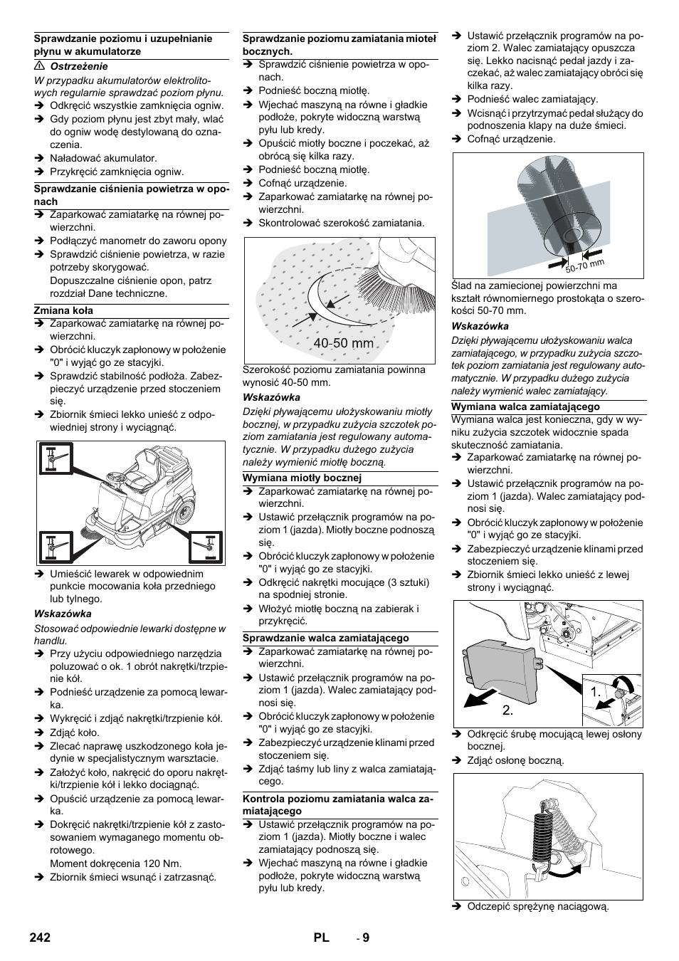 Karcher KM 90-60 R Bp Pack Advanced User Manual | Page 242 / 376