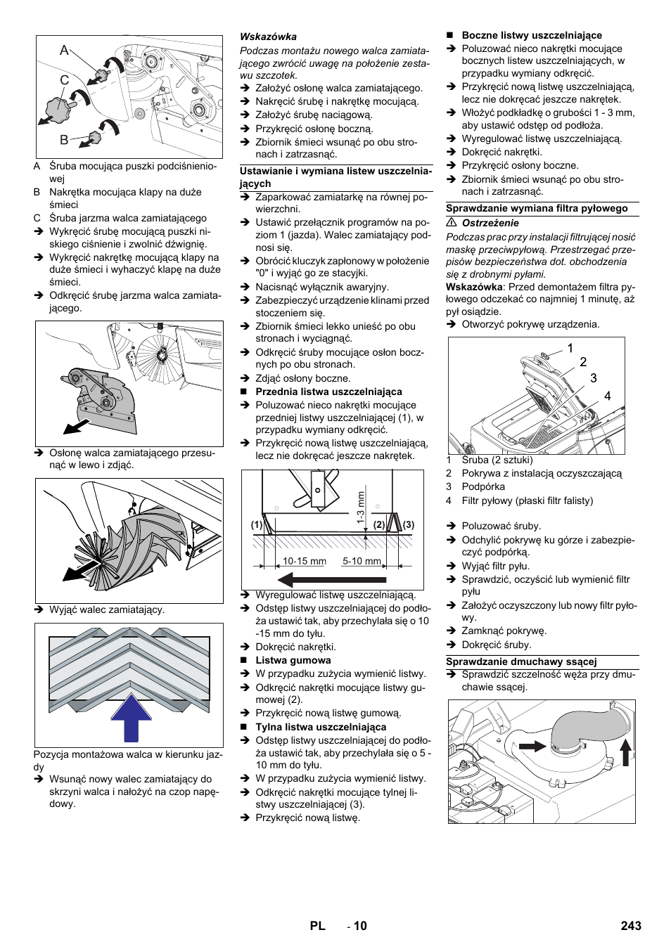 Karcher KM 90-60 R Bp Pack Advanced User Manual | Page 243 / 376