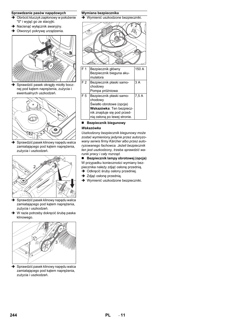 F 1 f 2 | Karcher KM 90-60 R Bp Pack Advanced User Manual | Page 244 / 376