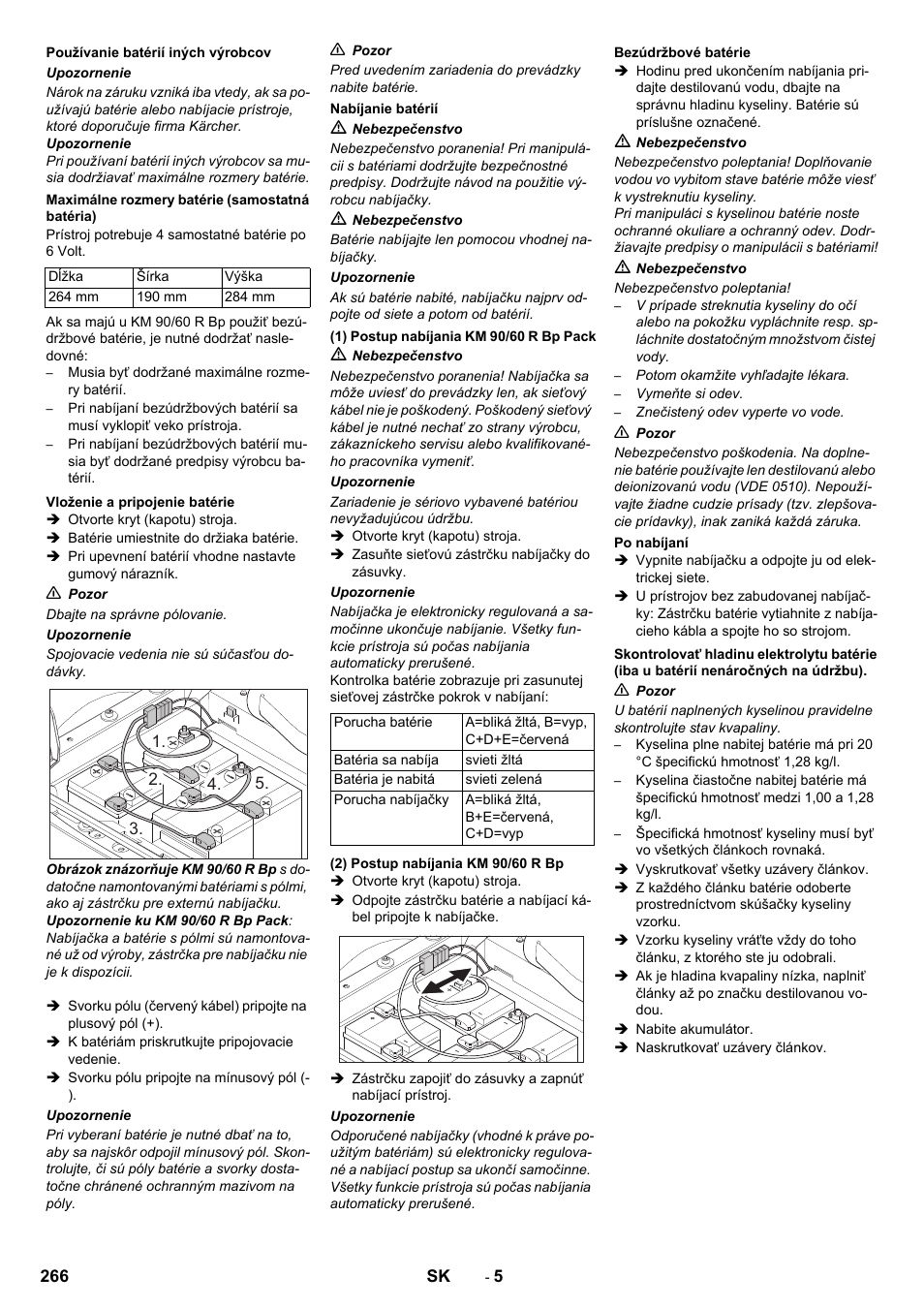 Karcher KM 90-60 R Bp Pack Advanced User Manual | Page 266 / 376