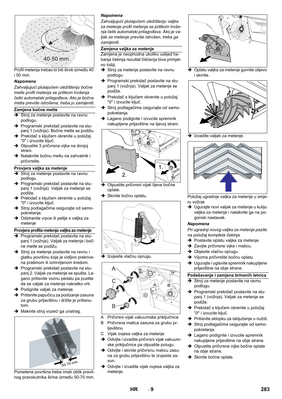 Karcher KM 90-60 R Bp Pack Advanced User Manual | Page 283 / 376