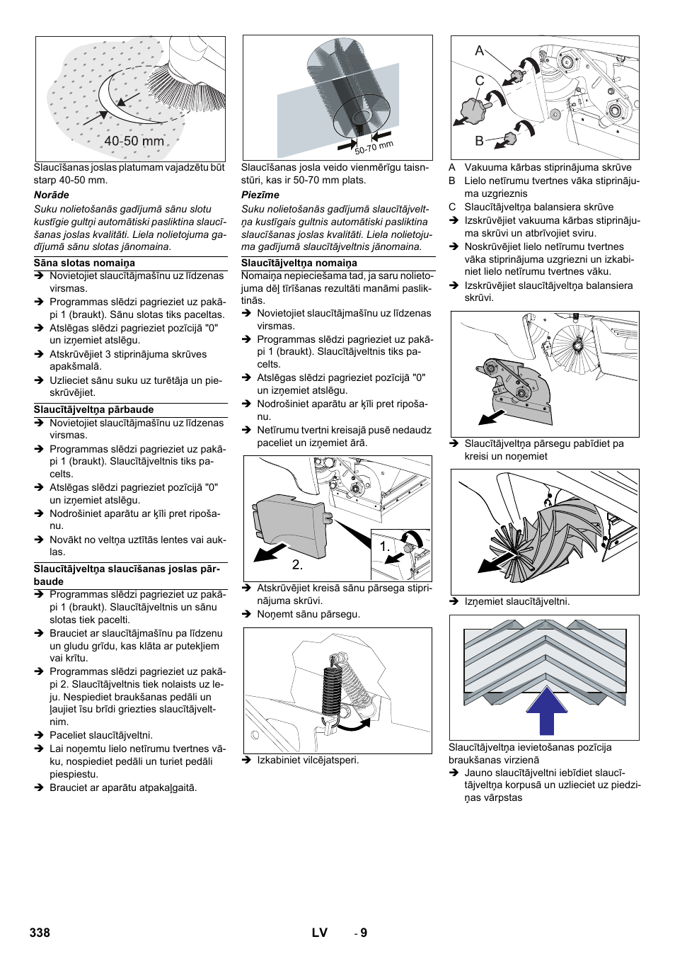 Karcher KM 90-60 R Bp Pack Advanced User Manual | Page 338 / 376