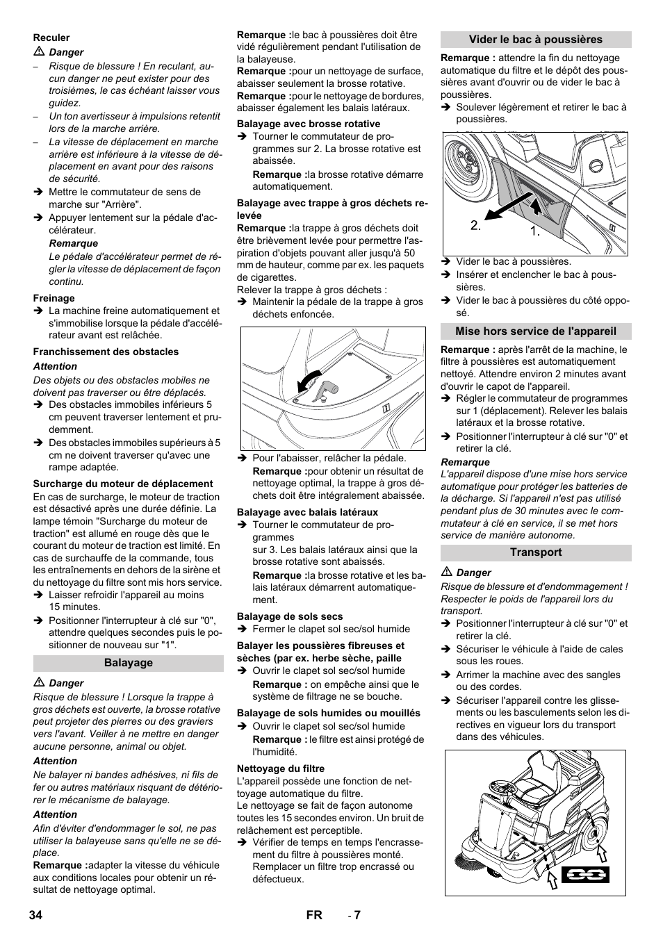 Karcher KM 90-60 R Bp Pack Advanced User Manual | Page 34 / 376