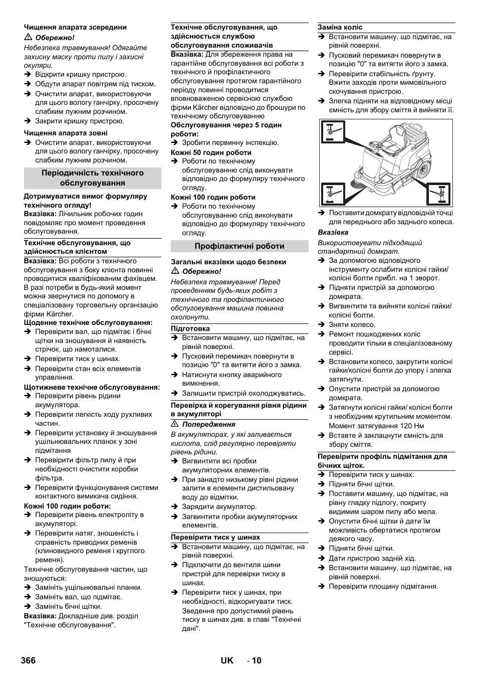 Karcher KM 90-60 R Bp Pack Advanced User Manual | Page 366 / 376