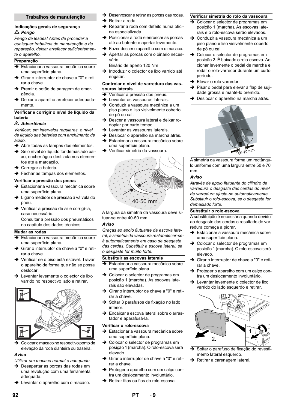 Karcher KM 90-60 R Bp Pack Advanced User Manual | Page 92 / 376