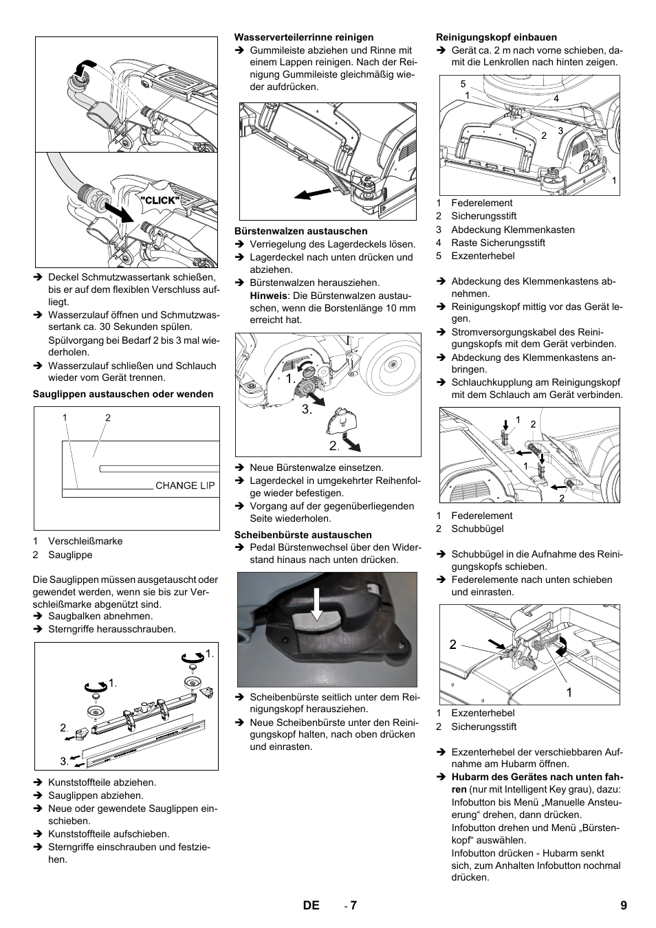 Karcher B 80 W User Manual | Page 9 / 310