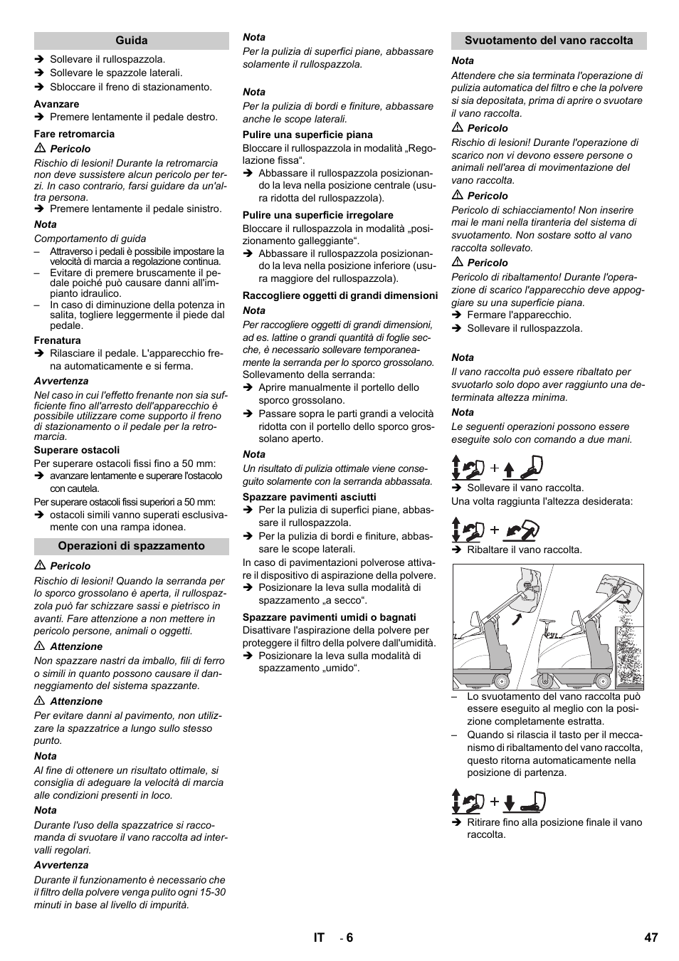 Karcher KMR 1250 D KAT User Manual | Page 47 / 124