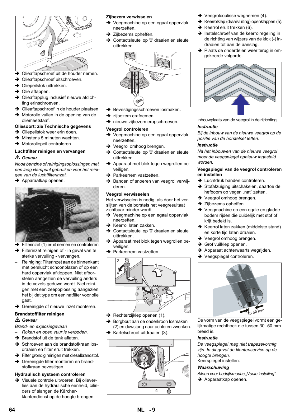 Karcher KMR 1250 D KAT User Manual | Page 64 / 124