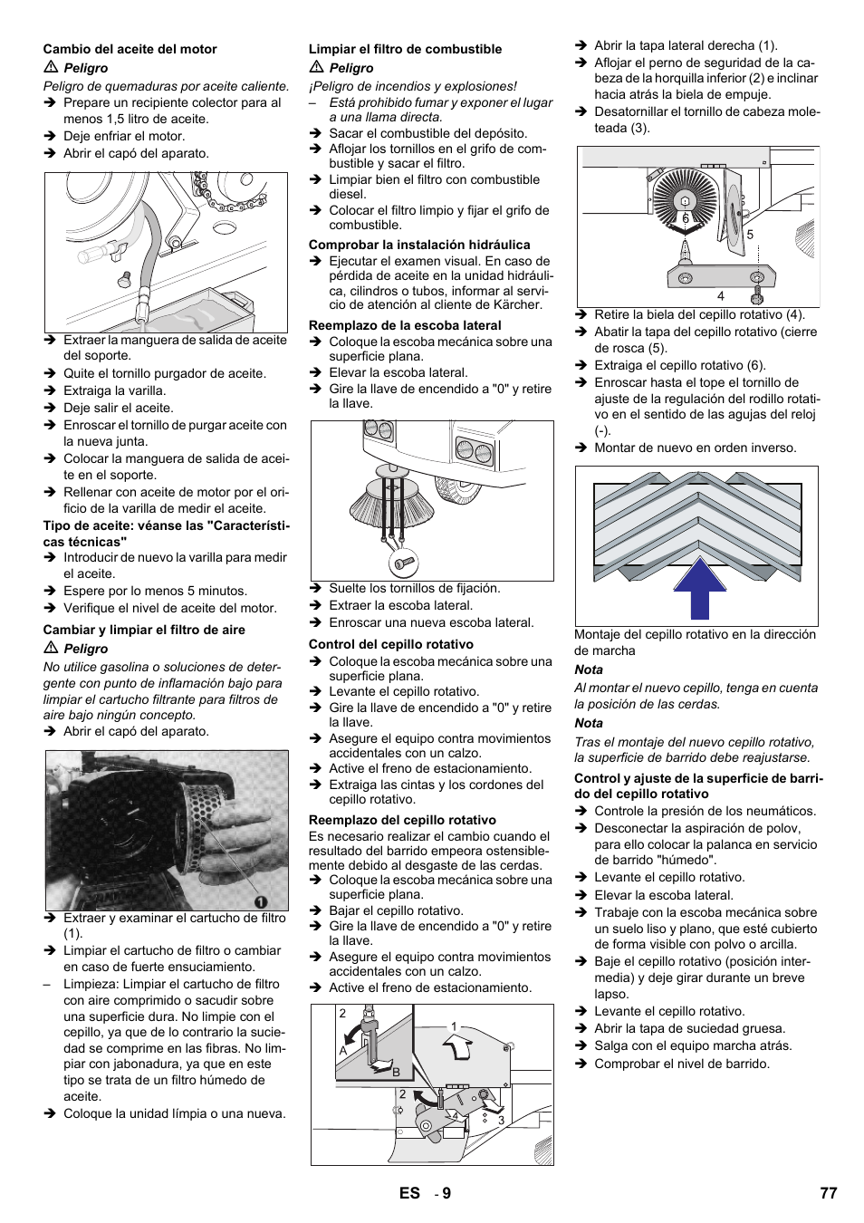 Karcher KMR 1250 D KAT User Manual | Page 77 / 124