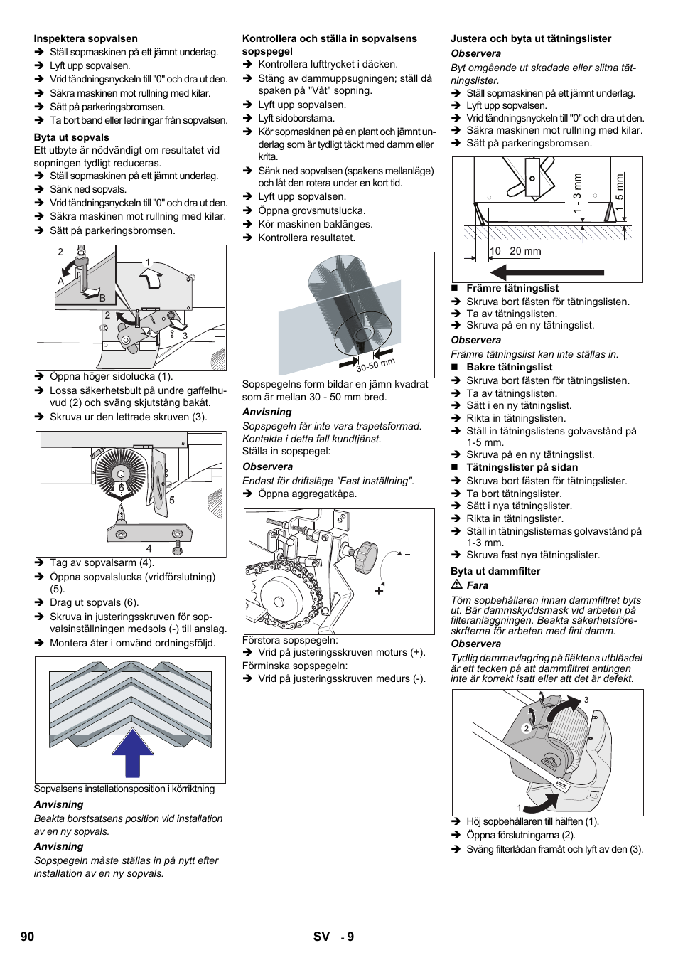 Karcher KMR 1250 D KAT User Manual | Page 90 / 124