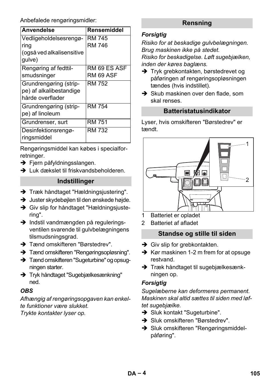 Karcher BD 40-12 C Bp Pack User Manual | Page 105 / 374