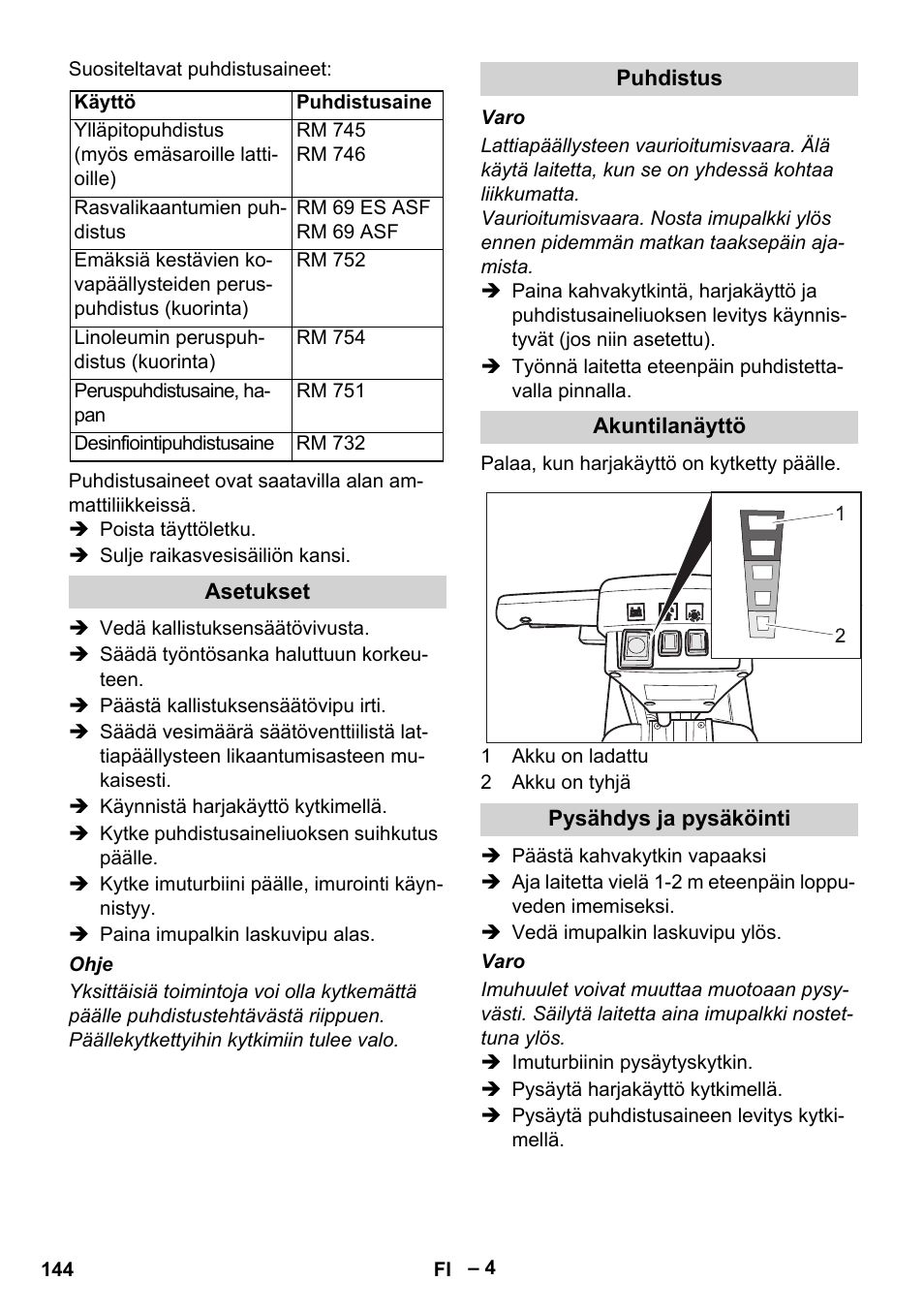 Karcher BD 40-12 C Bp Pack User Manual | Page 144 / 374