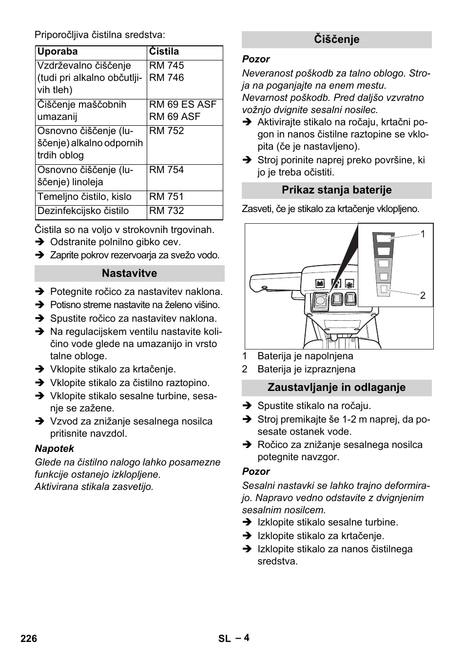 Karcher BD 40-12 C Bp Pack User Manual | Page 226 / 374