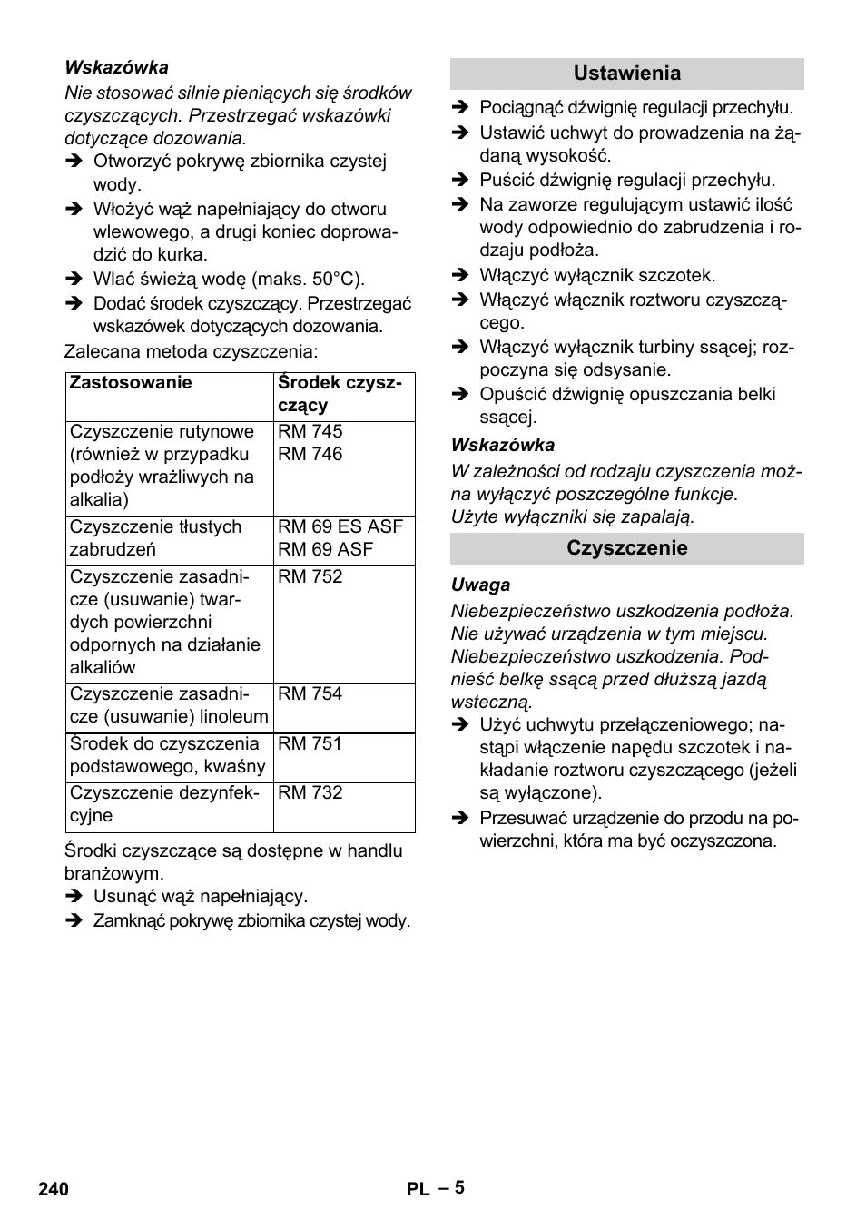 Karcher BD 40-12 C Bp Pack User Manual | Page 240 / 374
