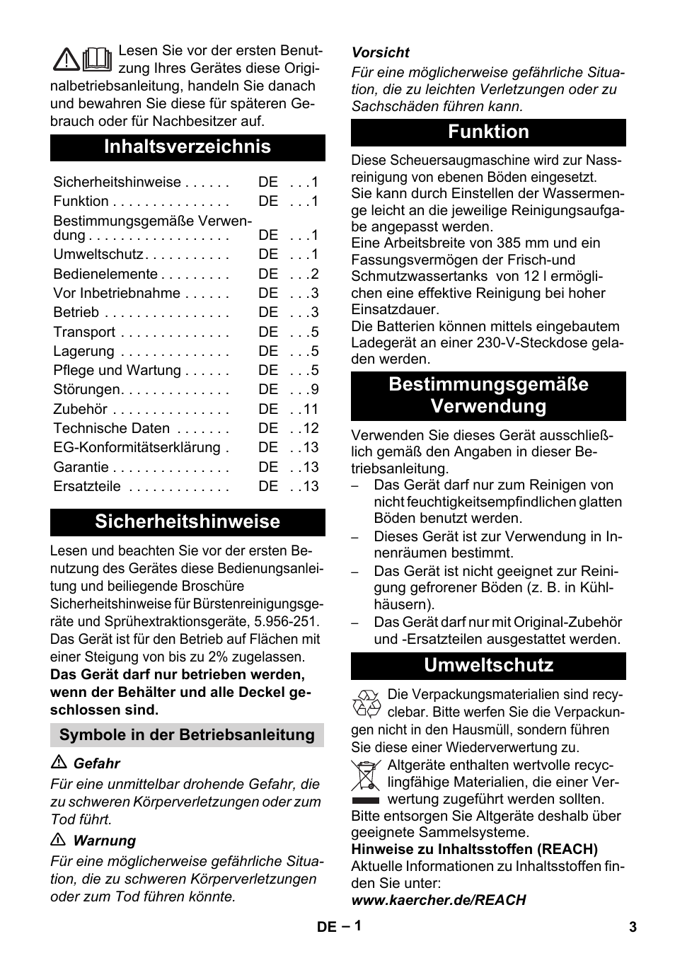 Karcher BD 40-12 C Bp Pack User Manual | Page 3 / 374