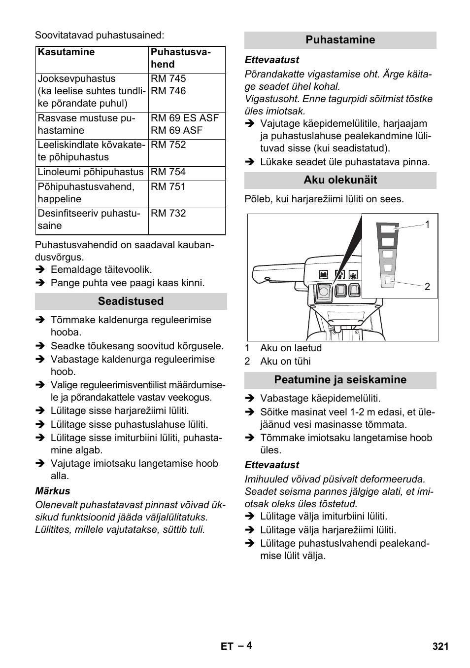 Karcher BD 40-12 C Bp Pack User Manual | Page 321 / 374