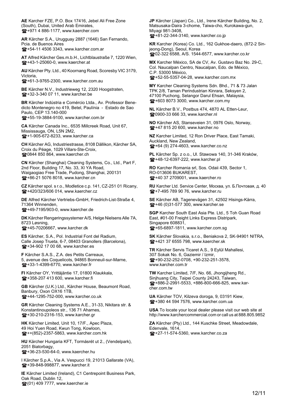 Karcher BD 40-12 C Bp Pack User Manual | Page 374 / 374