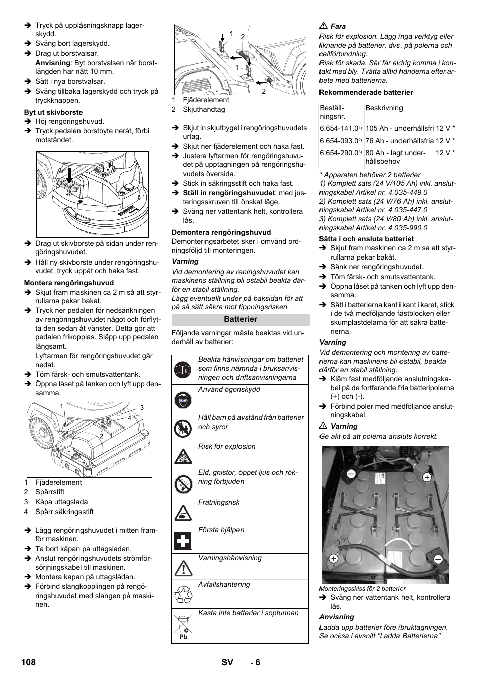Karcher B 40 C Ep R 55 User Manual | Page 108 / 276