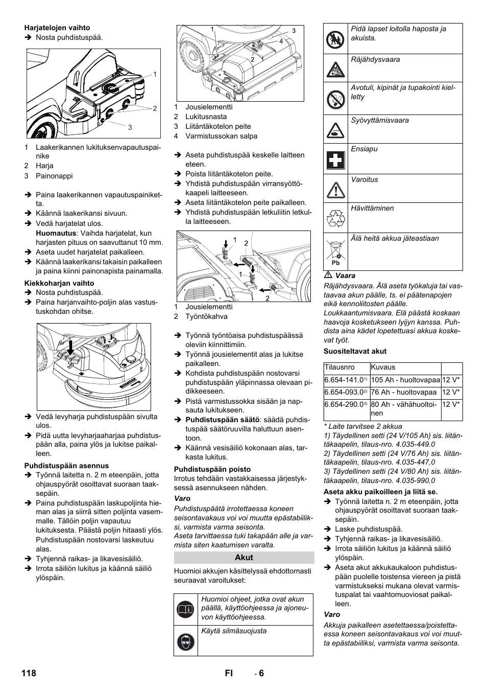 Karcher B 40 C Ep R 55 User Manual | Page 118 / 276